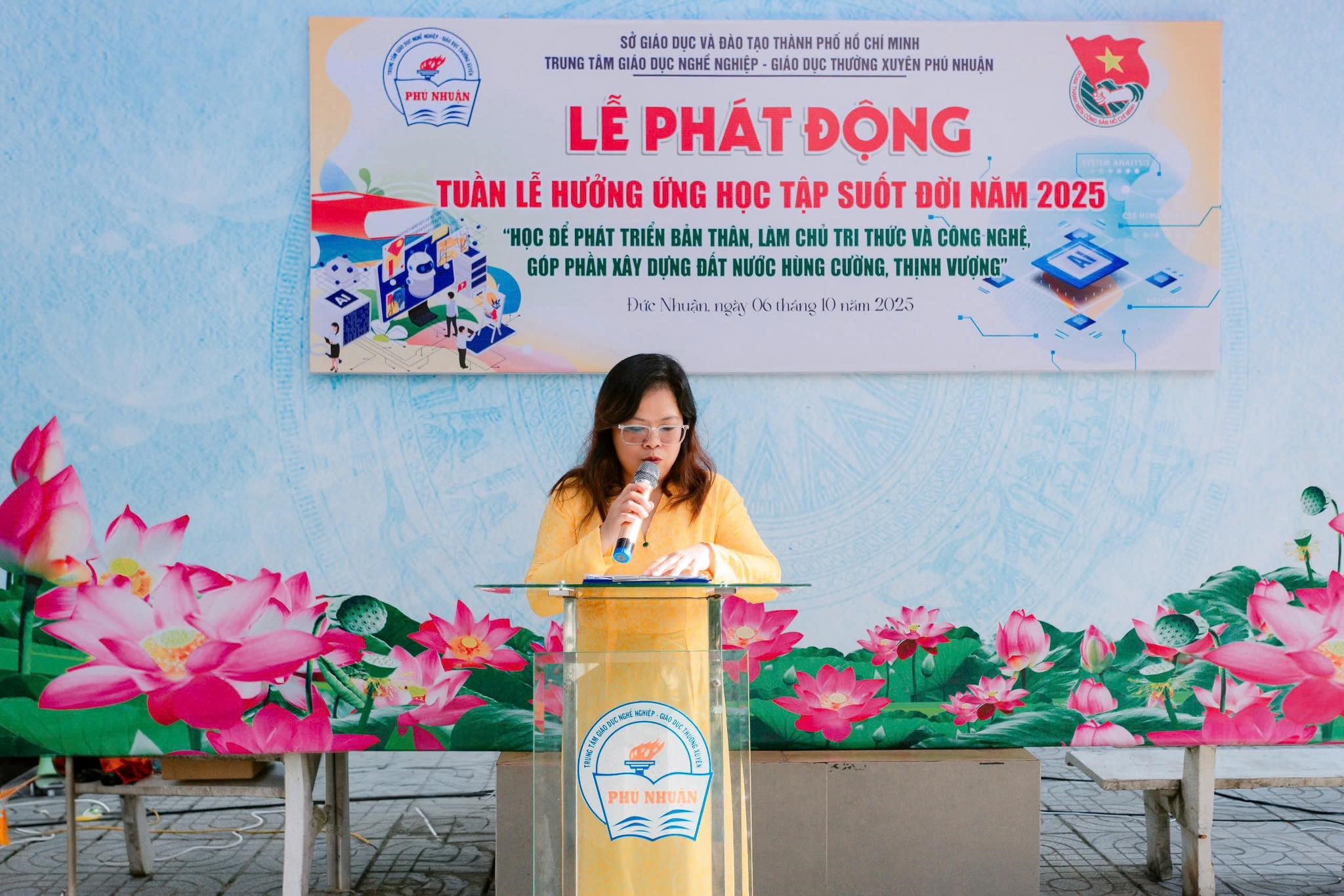 LỄ PHÁT ĐỘNG TUẦN LỄ HƯỞNG ỨNG HỌC TẬP SUỐT ĐỜI NĂM 2025