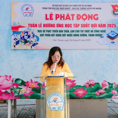 LỄ PHÁT ĐỘNG TUẦN LỄ HƯỞNG ỨNG HỌC TẬP SUỐT ĐỜI NĂM 2025