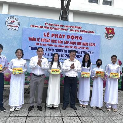 LỄ PHÁT ĐỘNG TUẦN LỄ HƯỞNG ỨNG HỌC TẬP SUỐT ĐỜI NĂM 2024